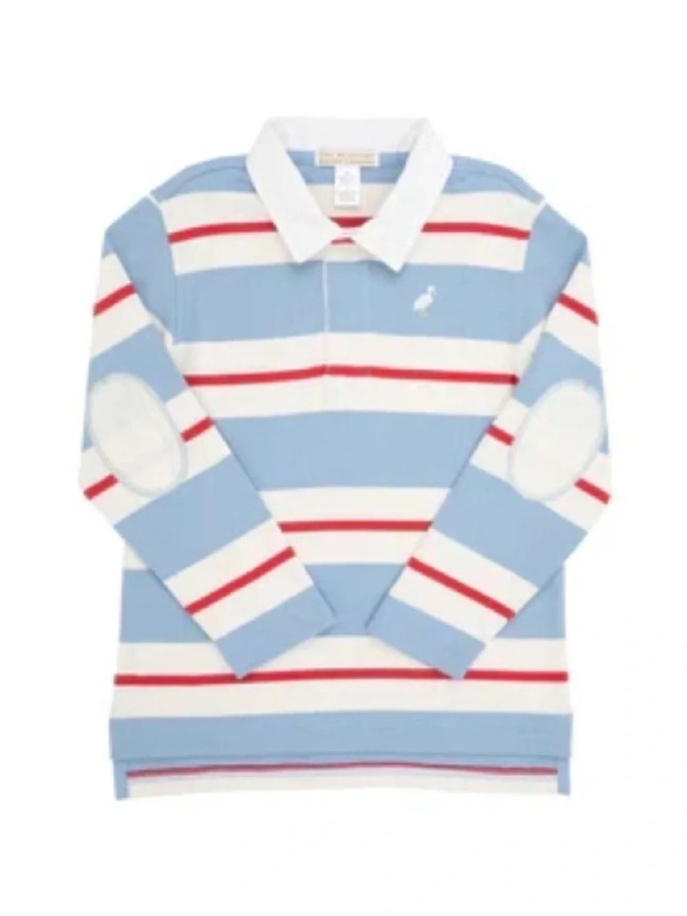 The Beaufort Bonnet Company Blue Stripe Rugby One-Piece Romper 18 Month
